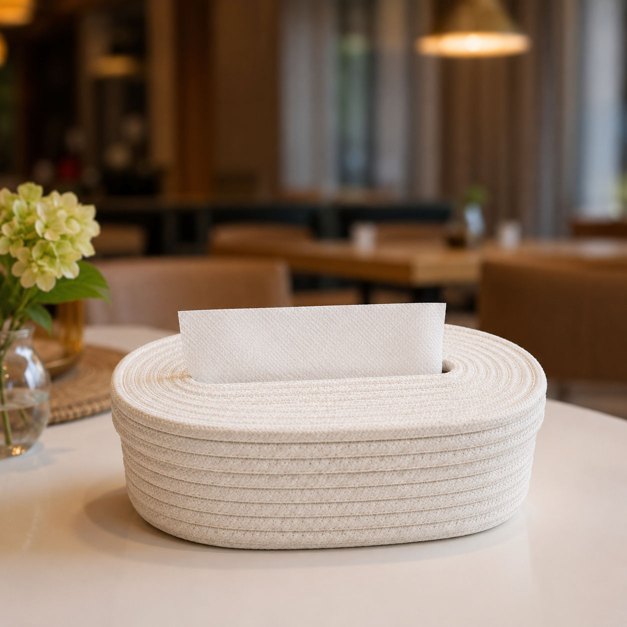 Cotton Paper Napkin Holder for Stylish Dining
